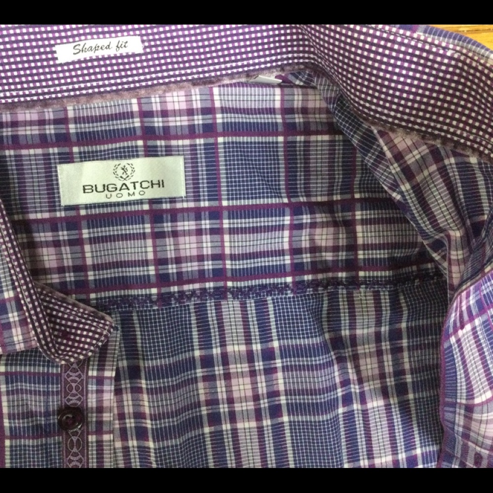 Men’s Bugatchi long sleeve button down sports shirt
